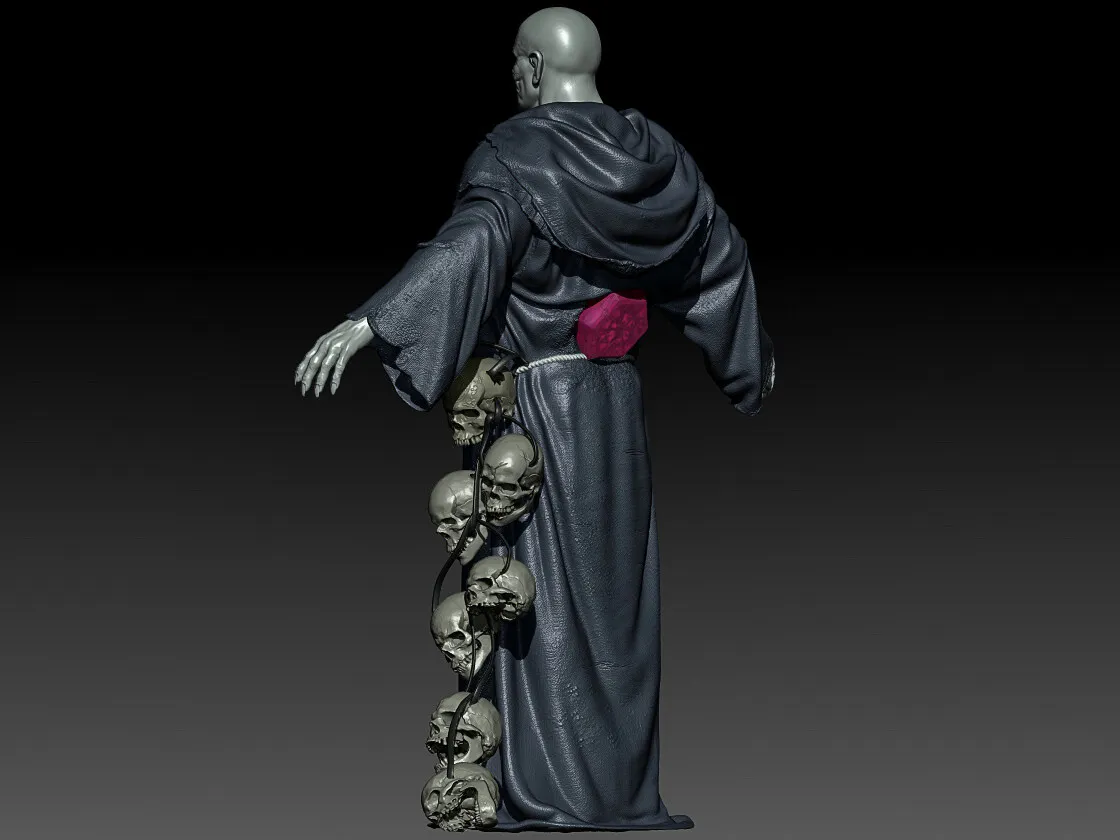 Fallen Monk Render